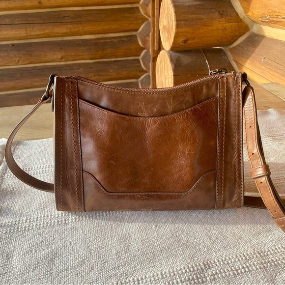 FRYE Melissa Antique Leather Zip Crossbody Bag - Picture 3 of 12